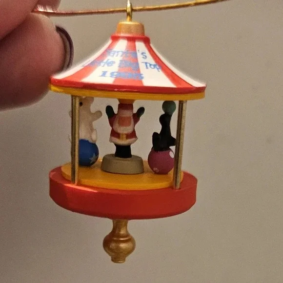 Hallmark Keepsake Miniature Ornament "Santa's Little Big Top 1995" - Picture 1 of 7